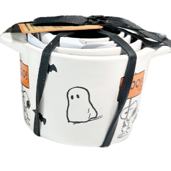 NEW VHTF RAE DUNN/PEANUTS Halloween Measuring Cup Set/4 🎃🎃🎃 - Picture 2 of 6